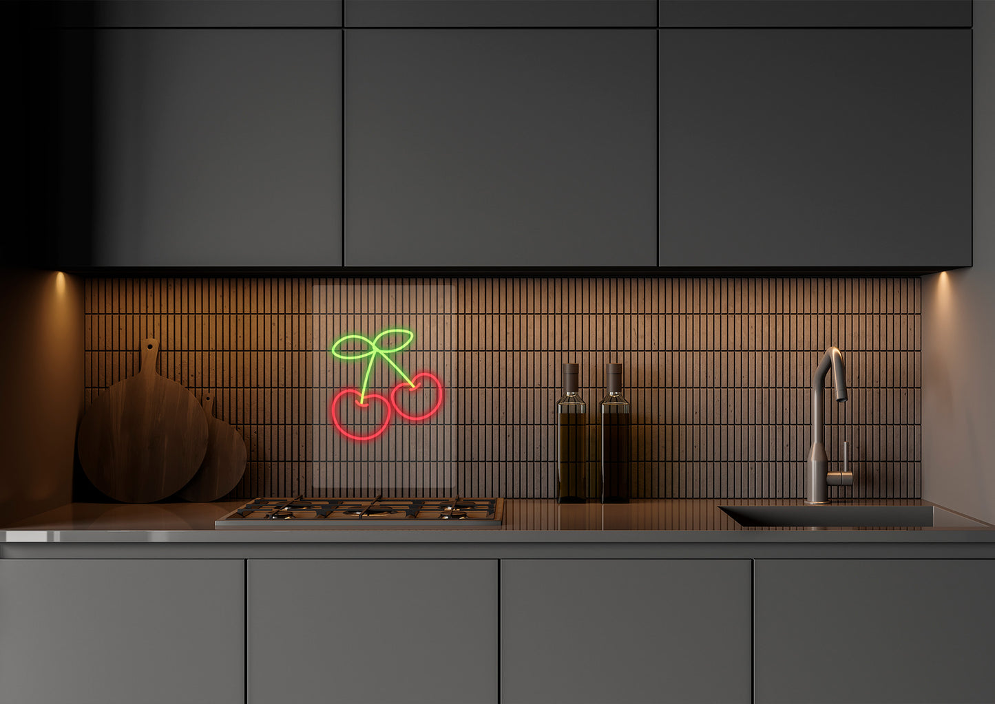 Luces de Neón Led Cerezas