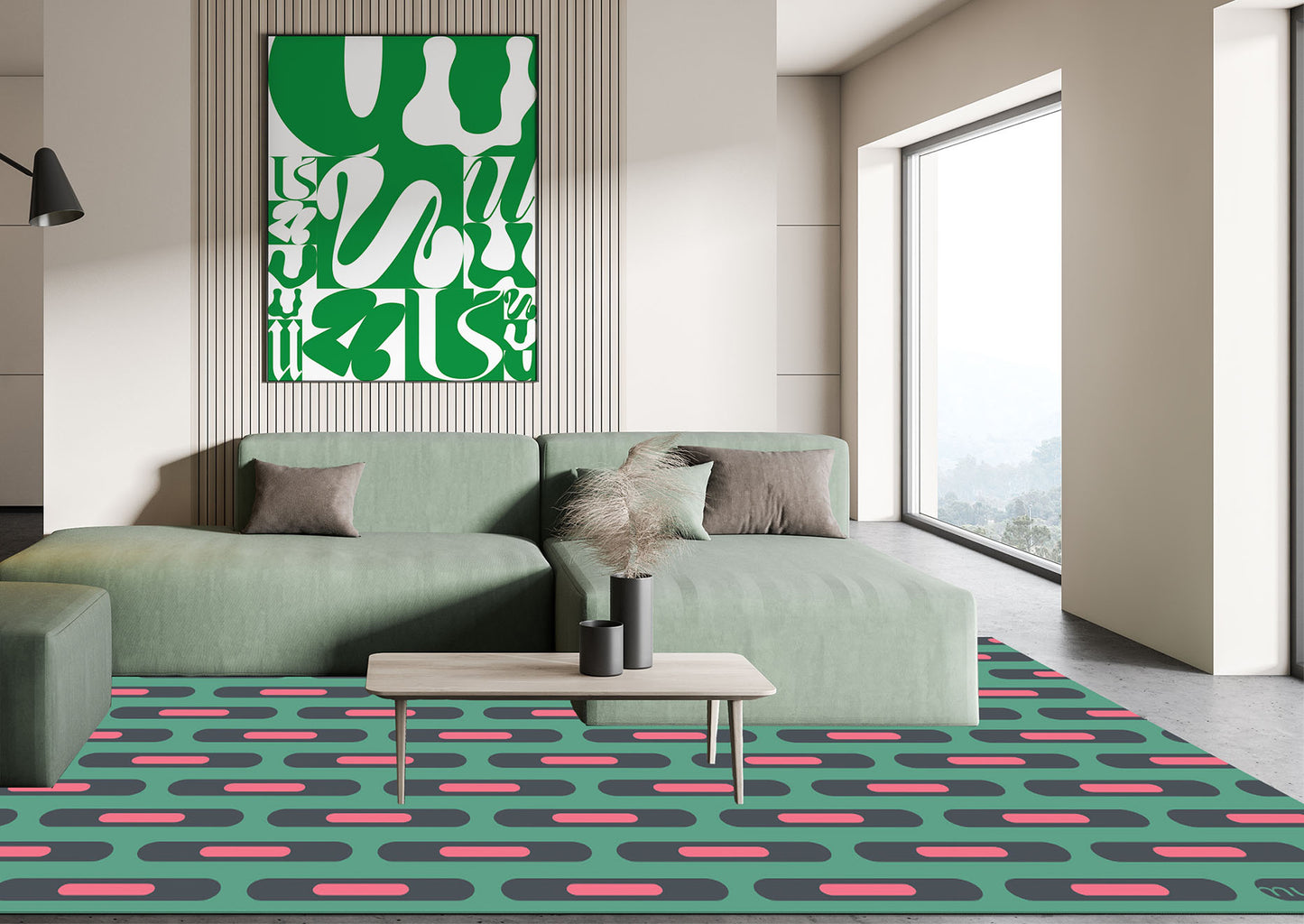 Alfombra Vinílica Cloro Rosa