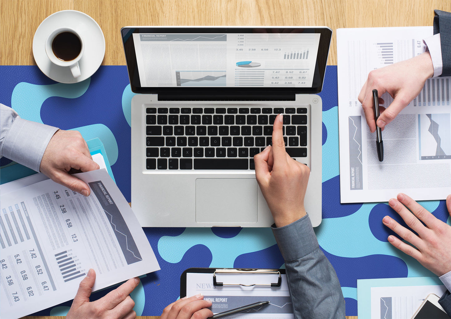 Alfombrilla de Escritorio Coral