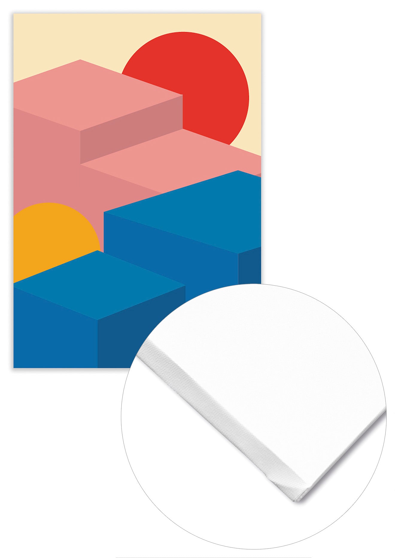 Lienzo Decorativo Escaleras