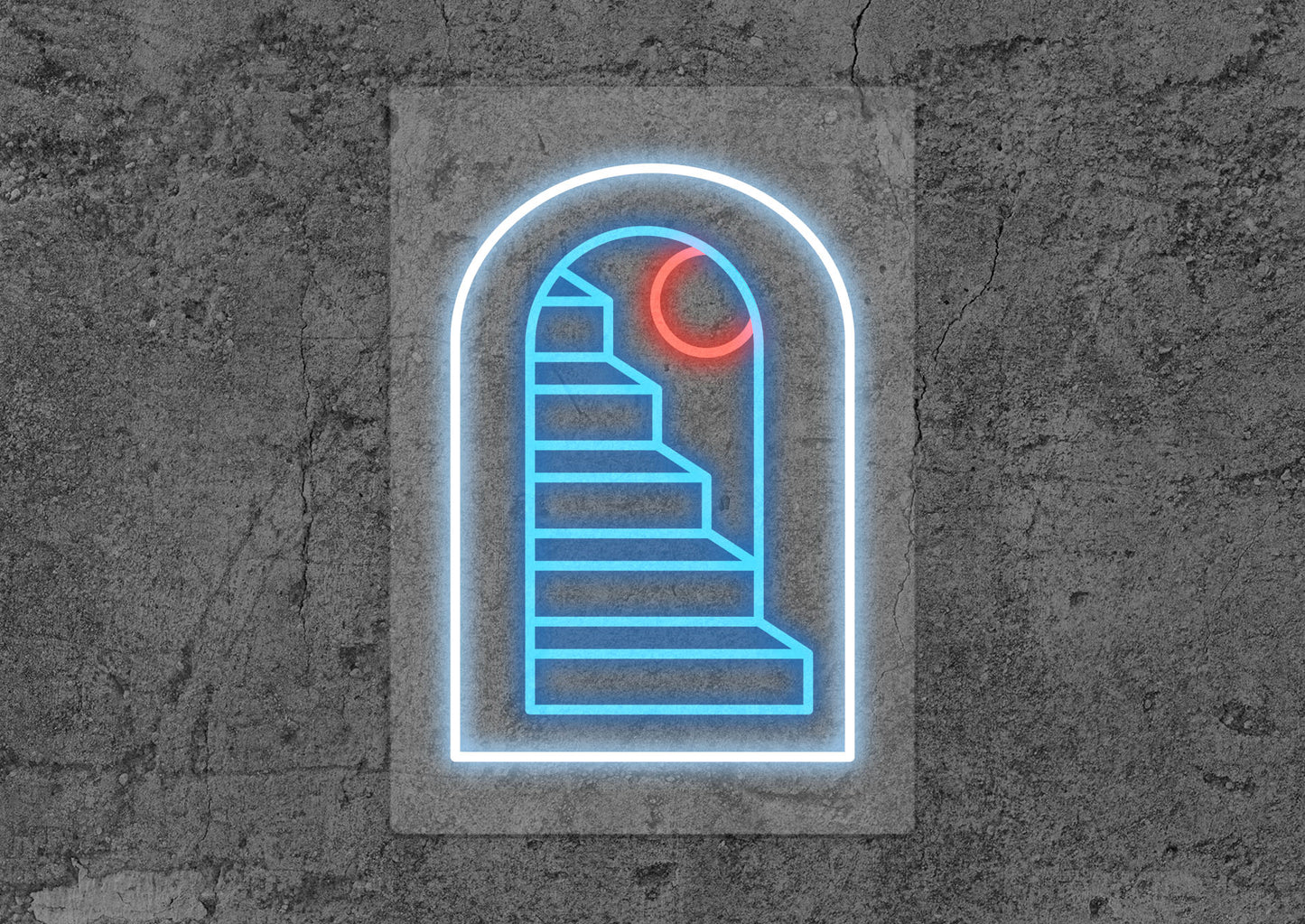 Luces de Neón Led Escaleras