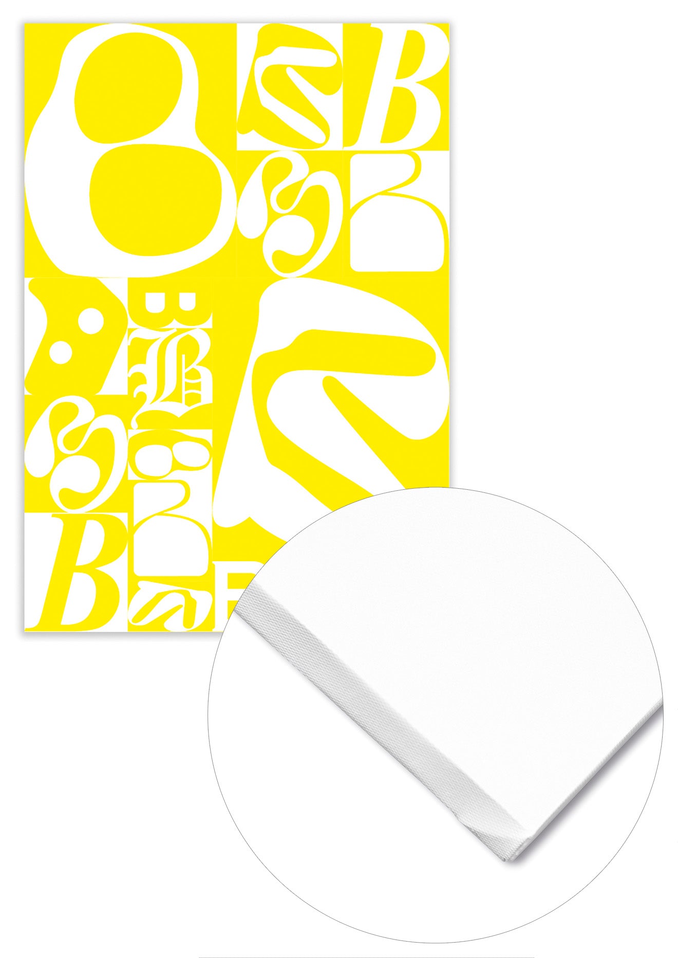 Lienzo Decorativo Letra B