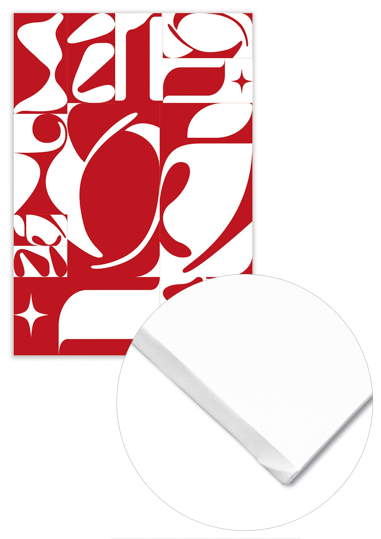 Lienzo Decorativo Letra I