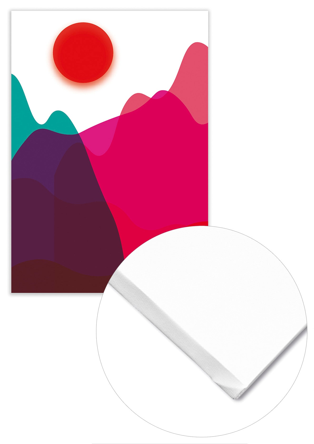 Lienzo Decorativo Montañas