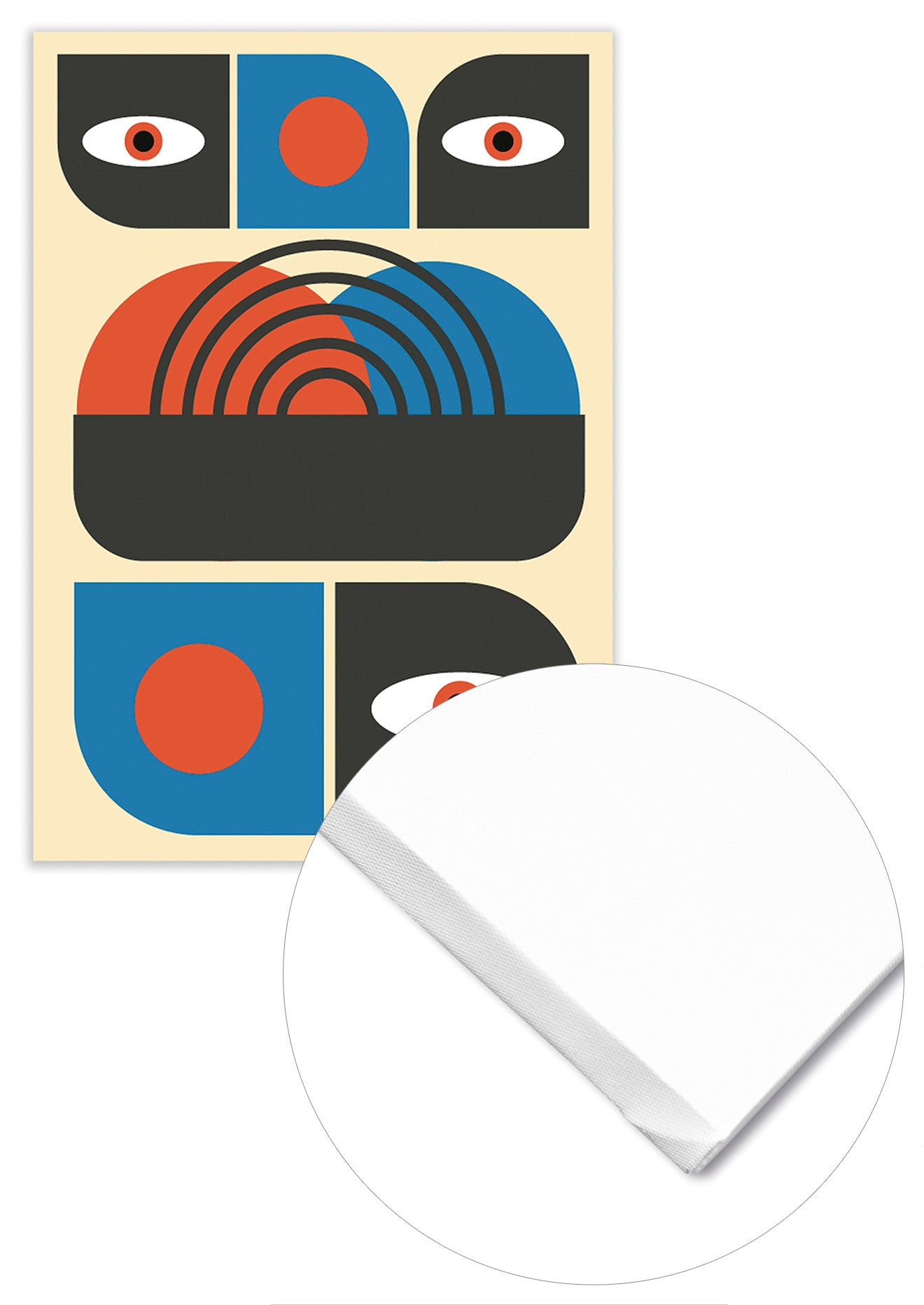 Lienzo Decorativo Ojos