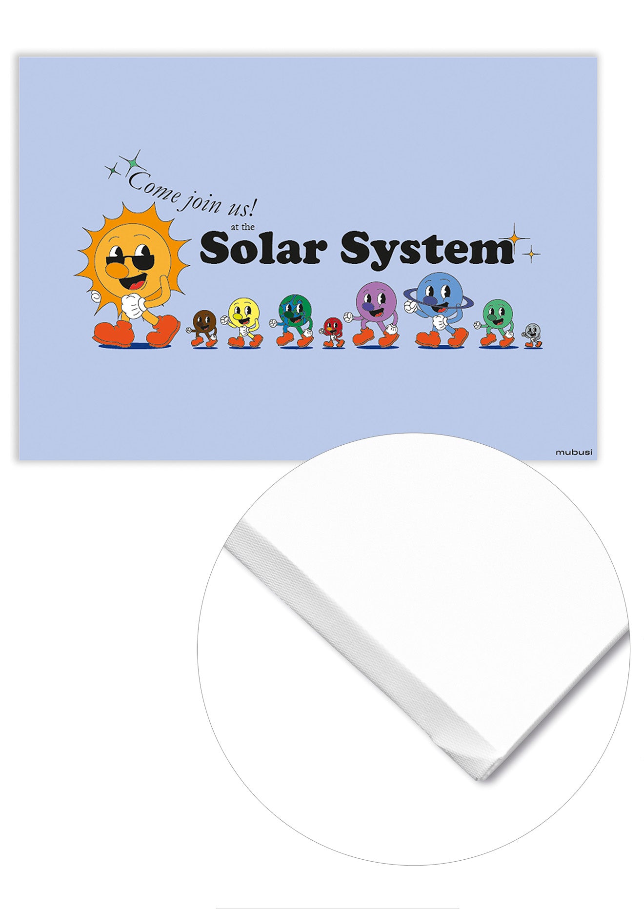 Lienzo Decorativo Planetas