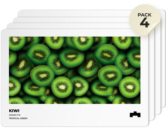 Pack de 4 Salvamanteles Individuales - Comida Kiwi 45x30 cm