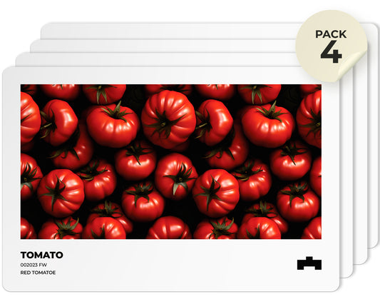Pack de 4 Salvamanteles Individuales - Comida Tomate 45x30 cm